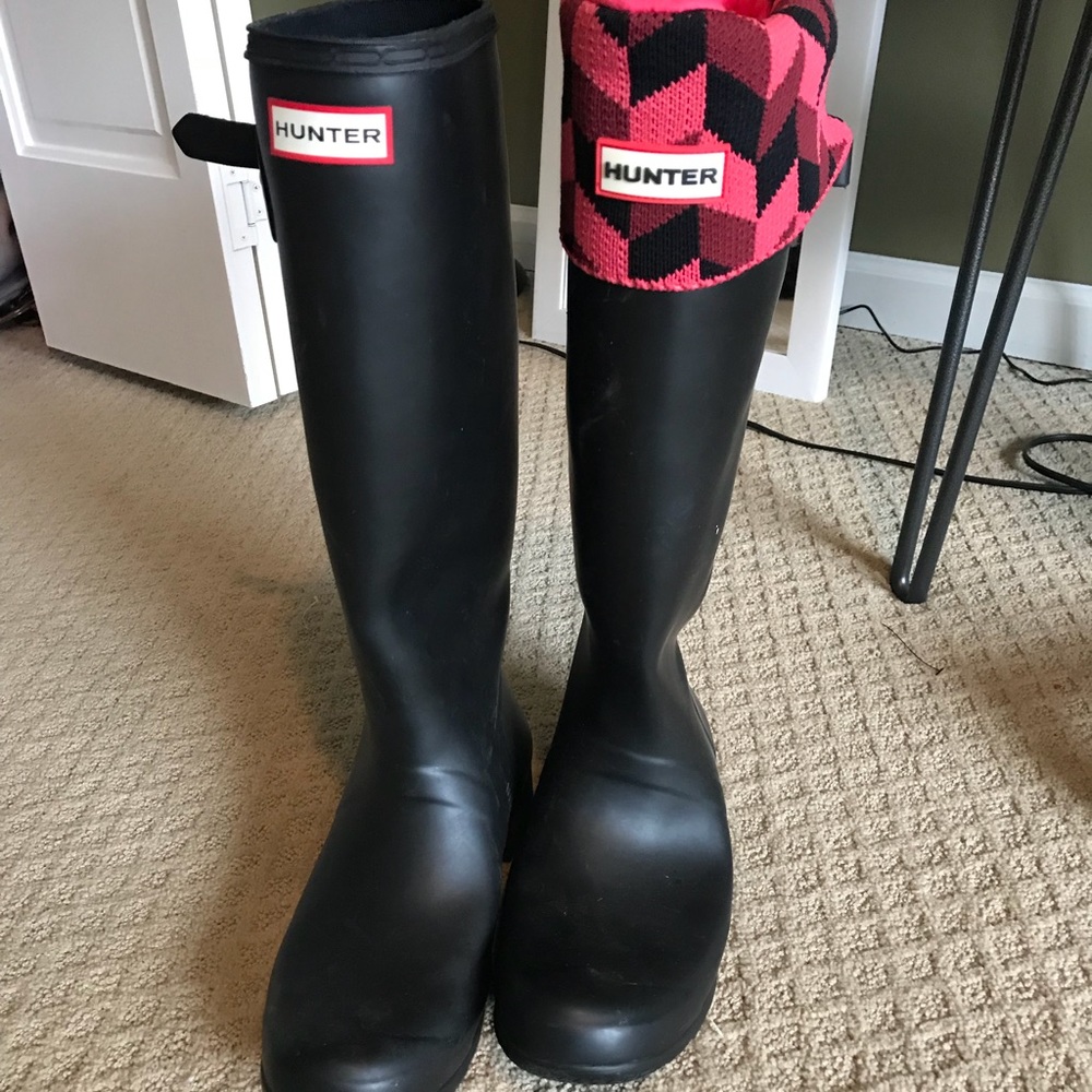 Women’s Hunter boots size 10